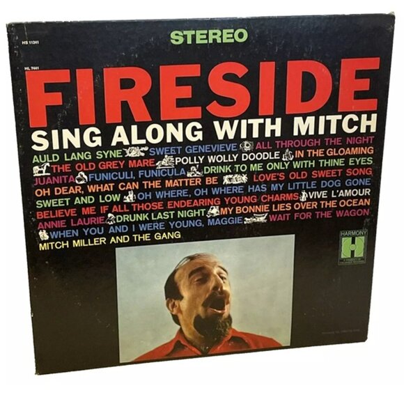 Mitch Miller And The Gang Fireside Sing Along With Mitch (Vinyl, 1959) Harmony - Picture 1 of 8